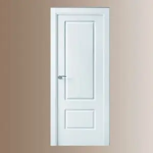puerta lacada blanca maciza