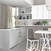 cocina blanca mate
