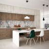 cocinas de madera combinadas