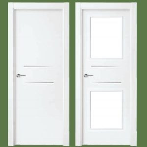puertas lacadas en blanco
